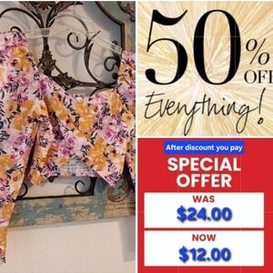 50% Off Listed Price You Pay Only $12.00 Bundle For Offer☆☆ NWT Size Small